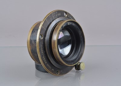 Lot 96 - An early 20th Century brass Ross Zeiss Patent "Unar" f/4.5 136mm (5¼in) Lens
