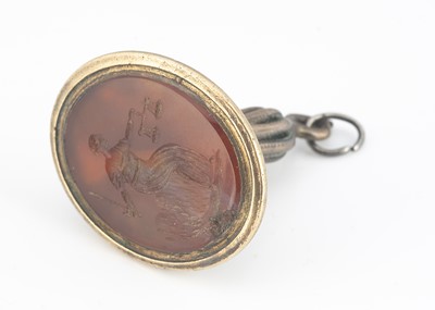 Lot 37 - A late 18th early 19th century oval seal