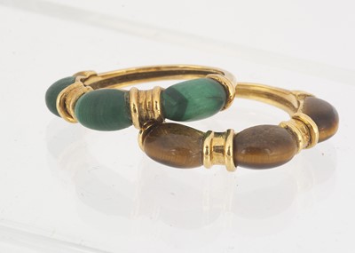 Lot 57 - Two French high carat gold dress rings