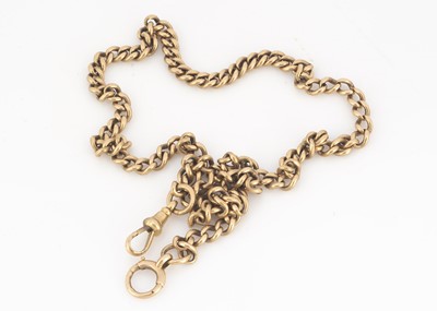 Lot 91 - A 9ct gold curb link chain