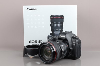 Lot 106 - A Canon EOS 5D Mark II EF 24-105mm L IS USM DSLR Camera Kit