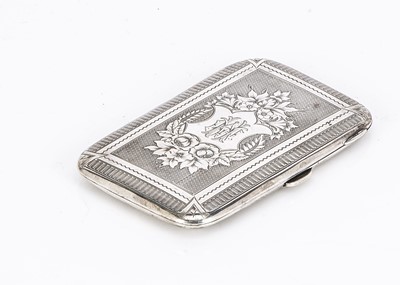 Lot 333 - A Victorian silver aide memoire by HBR Co