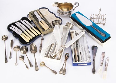 Lot 353 - A collection of silver plate and other items