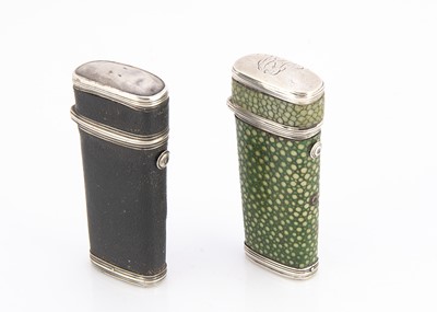 Lot 437 - Two 19th century etui cases