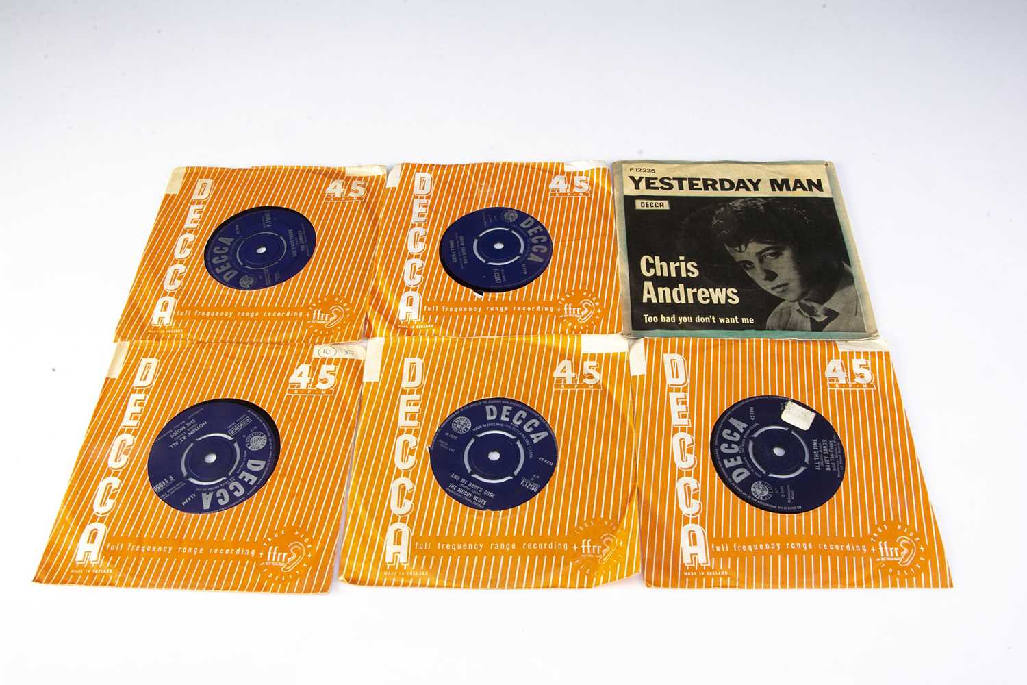 Lot 73 - Decca Label 7" Singles