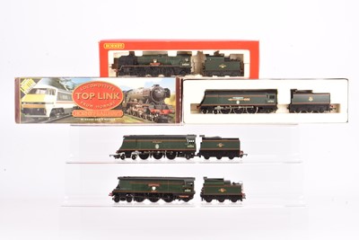 Lot 205 - Hornby 00 Gauge BR ex SR green Locomotives and Tenders