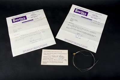 Lot 333 - Paul McCartney Guitar String / Beatles Competition