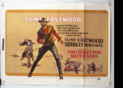 Lot 413 - Two Mules For Sister Sarah (1970) Quad Poster