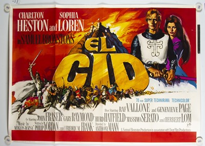 Lot 421 - El Cid (1961) Quad Poster
