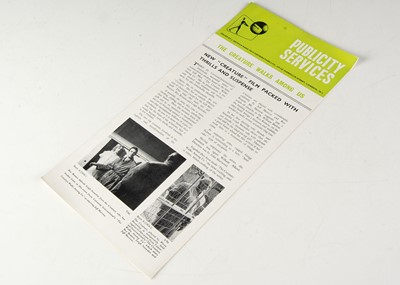 Lot 469 - The Creature Walks Among Us Pressbook / Campaign Book