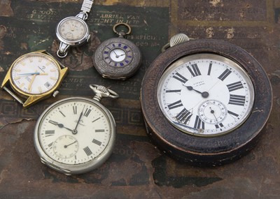 Lot 35 - An early 20th century Asprey Goliath pocket watch