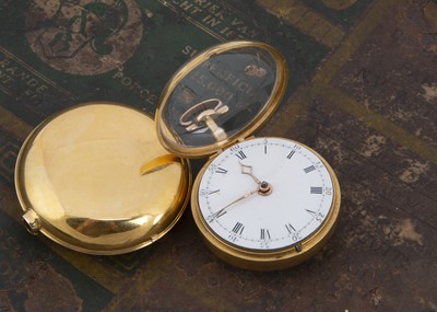 Lot 43 - A George III pair cased pocket watch by James Tregent of London