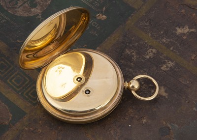 Lot 44 - A Victorian 18ct gold full hunter pocket watch by John Bruce