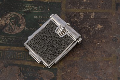 Lot 50 - A modern Dunhill quartz travel clock