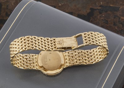 Lot 75 - A c1990s 18ct gold Baume & Mercier lady's cocktail dress wristwatch