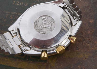 Lot 163 - A modern Omega Speedmaster Automatic stainless steel wristwatch