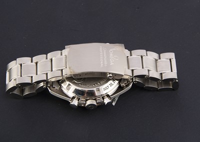 Lot 164 - A modern Limited Edition Omega Speedmaster Automatic 40th Anniversary Apollo 15 stainless steel wristwatch Full Set