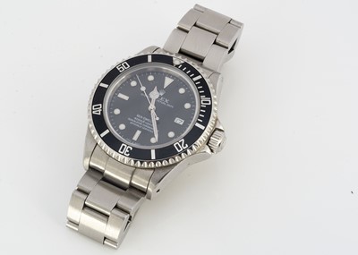 Lot 171 - A 1980s Rolex Oyster Perpetual Date Sea Dweller stainless steel wristwatch