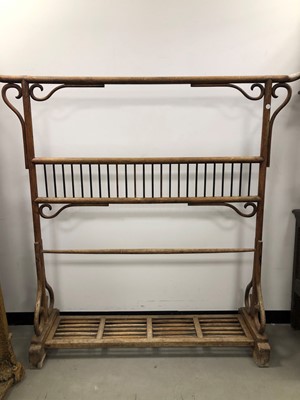 Lot 6 - A Chinese hardwood coat stand