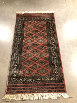 Lot 30 - A signed Persian woollen rug