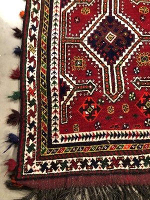 Lot 32 - A woollen Iranian rug