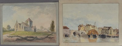 Lot 50 - Two unframed watercolours