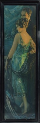 Lot 169 - A framed advertising poster for 'Honeymooning in the Alps'