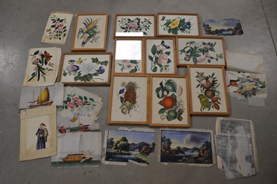 Lot 172 - A large collection of Rice paper works