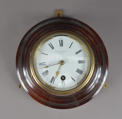 Lot 368 - A Chavin & Bornand wall clock