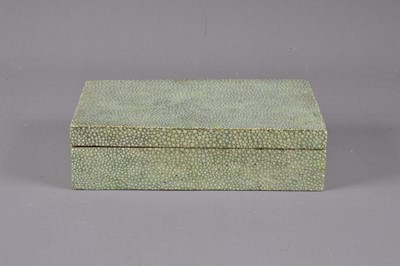 Lot 397 - A shagreen cigarette box