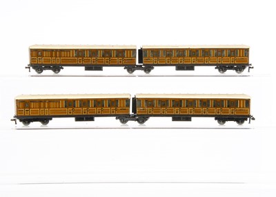 Lot 336 - Pair of Hornby-Dublo 00 Gauge 2-Car Articulated LNER Teak Units