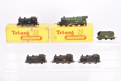 Lot 127 - Tri-ang TT Gauge T91 Windsor Castle' and T90 0-6-0 Tank Locomotives