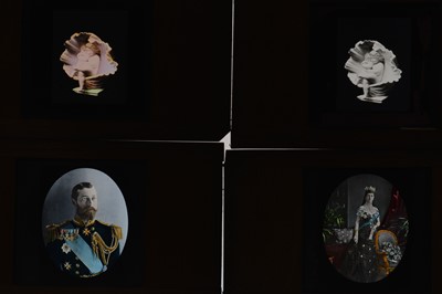 Lot 41 - The Noakes 'Quad' Magic Lantern or Noakesoscope (Special Auction Services wishes to extend its gratitude to Dr Richard Crangle for the following lot description and analysis)