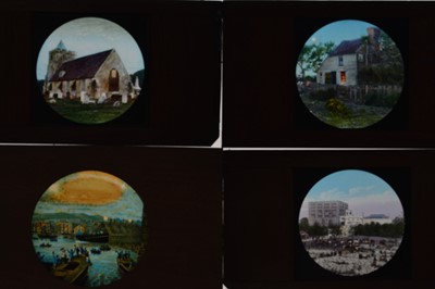 Lot 41 - The Noakes 'Quad' Magic Lantern or Noakesoscope (Special Auction Services wishes to extend its gratitude to Dr Richard Crangle for the following lot description and analysis)