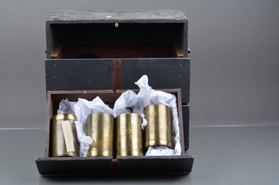 Lot 41 - The Noakes 'Quad' Magic Lantern or Noakesoscope (Special Auction Services wishes to extend its gratitude to Dr Richard Crangle for the following lot description and analysis)