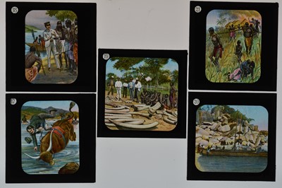 Lot 60 - 3¼in sq Magic Lantern Slides