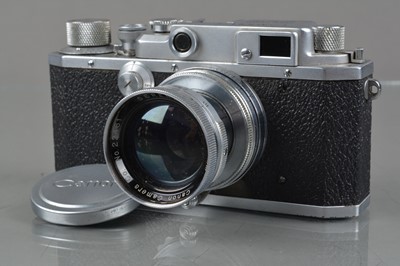 Lot 157 - A Canon IIB Rangefinder Camera