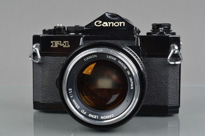 Lot 325 - A Canon F-1 SLR Camera