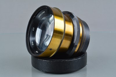 Lot 567 - An Aldis Brothers 16.25 Inch f/7.7 Anastigmat Brass Lens
