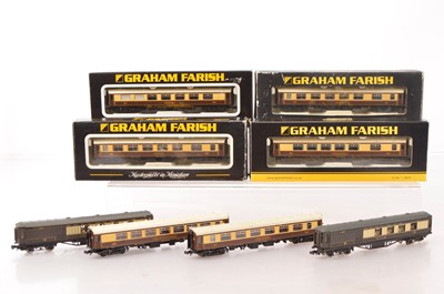 Lot 56 - N Gauge Pullman Coaching Stock (8)