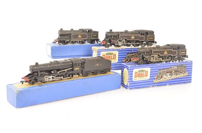 Lot 241 - Hornby-Dublo 00 Gauge 3-Rail BR black Tank and Tender Locomotives (4)