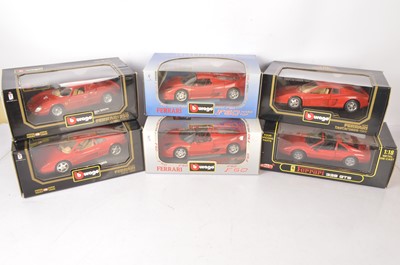 Lot 1 - 1:18 Scale Diecast Ferrari (6)