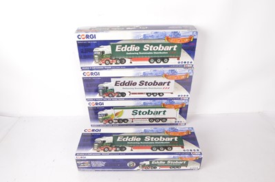 Lot 22 - Corgi Eddie Stobart Hauliers of Renown (4)