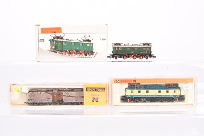 Lot 28 - N Gauge Continental Electric Locomotives