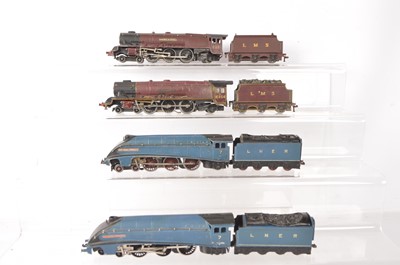 Lot 491 - Hornby-Dublo 00 Gauge 3-Rail unboxed 'Sir Nigel Gresley' and 'Duchess of Atholl' Locomotives and Tenders (8 incl Tenders)