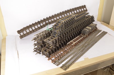 Lot 764 - Quantity of Gauge 1 Track by Peco Aster and other makers and larger gauges display track (45)