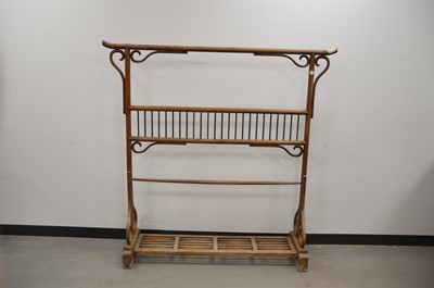 Lot 11 - A vintage Far Eastern kimono or ceremonial dress stand