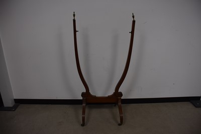 Lot 80 - A Regency period mahogany chevalier mirror