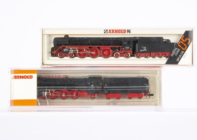 Lot 576 - Arnold N Gauge German Steam Locomotives with Tenders