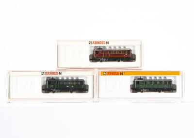 Lot 583 - Arnold N Gauge Steam Railcars